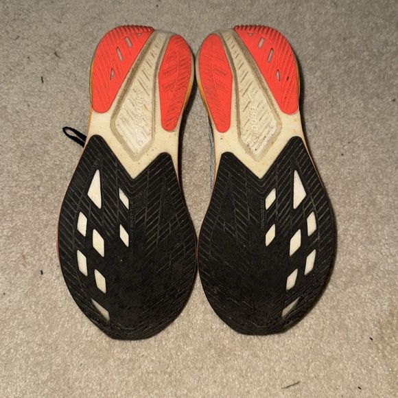 Brooks Women's Running Shoes - White and Orange - Picture 4 of 8